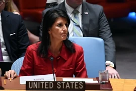 Đại sứ Mỹ Nikki Haley. (Nguồn: AFP/TTXVN)