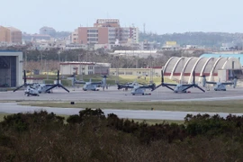 Một căn cứ không quân của Mỹ tại Nhật Bản. (nguồn: AFP/TTXVN)