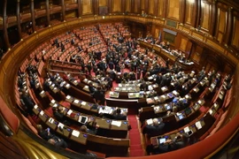 Thượng viện Italy. (Nguồn: AFP/TTXVN)