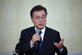 Tổng thống Hàn Quốc Moon Jae-in. (Nguồn: AFP/TTXVN)
