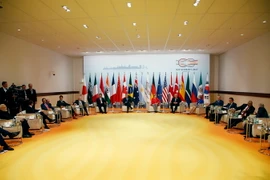 Toàn cảnh Hội nghị thượng đỉnh G20 tại Hamburg ngày 7/7. (Nguồn: EPA/TTXVN)