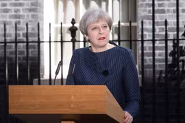 Thủ tướng Anh Theresa May. (Nguồn: THX/TTXVN)