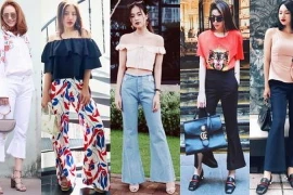 Hoàng Thùy Linh, Minh Hằng "thổi bùng” xu hướng với quần ống rộng