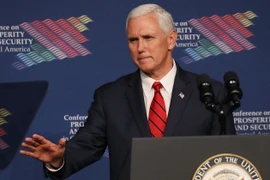 Phó Tổng thống Mỹ Mike Pence. (Nguồn: AFP/TTXVN)