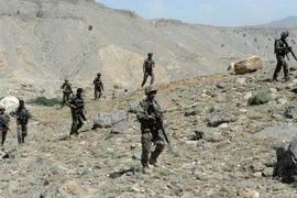 Lực lượng an ninh Afghanistan. (Nguồn: THX/TTXVN)