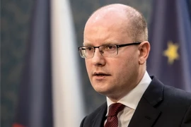 Thủ tướng Cộng hòa Séc Bohuslav Sobotka. (Nguồn: EPA/TTXVN)