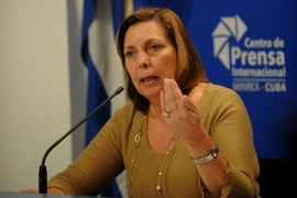 Bà Josefina Vidal. (Nguồn: AFP/TTXVN)