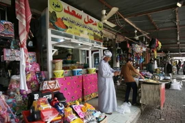 Một khu chợ tại Kirkuk ở miền bắc Iraq ngày 26/9. (Nguồn: AFP/TTXVN)