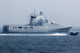 Tàu của hải quân Brunei tham gia một cuộc diễn tập hợp tác hàng hải. Ảnh minh họa. (Nguồn: THX/TTXVN)