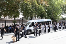 Cảnh sát Thổ Nhĩ Kỳ được triển khai tại Ankara. Ảnh minh họa. (Nguồn: AFP/TTXVN)