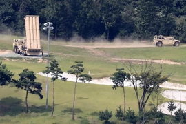 Hệ thống THAAD tại Seongju ngày 4/9. (Nguồn: AFP/TTXVN)