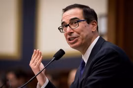 Bộ trưởng Tài chính Mỹ Steven Mnuchin. (Nguồn: THX/TTXVN)
