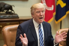 Tổng thống Mỹ Donald Trump tại cuộc họp ở Washington. DC. (Nguồn: AFP/TTXVN)