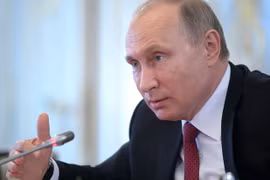 Tổng thống Nga Vladimir Putin. (Nguồn: EPA/TTXVN)