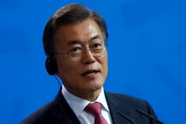 Tổng thống Hàn Quốc Moon Jae-in. (Nguồn: Reuters)