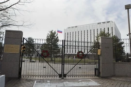 Đại sứ quán Nga tại thủ đô Washington, Mỹ. (Nguồn: AFP/TTXVN)