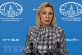 Người phát ngôn Bộ Ngoại giao Nga Maria Zakharova. (Ảnh: AFP/TTXVN)