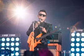 Tỷ phú Jack Ma tại buổi lễ. (Nguồn: Reuters)