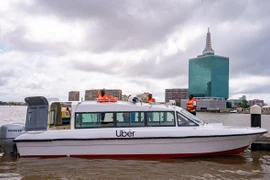 Bến thuyền UberBoat tại thành phố Lagos, Nigeria. (Ảnh: TTXVN)