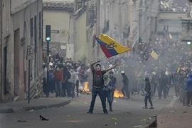 Người biểu tình tại Ecuador. (Nguồn: Vox)