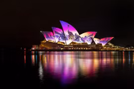 Lễ hội ánh sáng Vivid Sydney 2019. (Nguồn: Newswire)