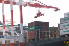 Một cảng hàng hóa tại Anh. (Nguồn: WN)