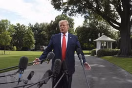 Tổng thống Mỹ Donald Trump. ( Nguồn: AFP/TTXVN)