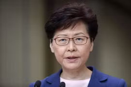 Trưởng Đặc khu hành chính Hong Kong Lâm Trịnh Nguyệt Nga. (Ảnh: Getty)