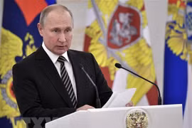 Tổng thống Nga Vladimir Putin. (Nguồn: AFP/TTXVN)
