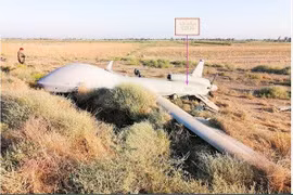 Máy bay do tham của Mỹ được tìm thấy gần Baghdad. (Nguồn: Mehr News Agency)