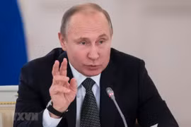 Tổng thống Nga Vladimir Putin. (Nguồn: AFP/TTXVN)