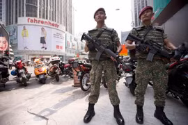 Indonesia đang thắt chặt an ninh trước thời điểm công bố kết quả bầu cử. (Nguồn: Benar News)