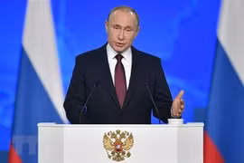 Tổng thống Vladimir Putin. (Ảnh: AFP/TTXVN)