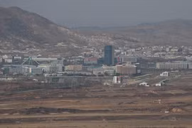 Quang cảnh Khu công nghiệp chung Kaesong, ngày 8/2/2019. (Ảnh: Yonhap/ TTXVN)