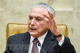 Tổng thống Brazil Michel Temer. (Ảnh: AFP/TTXVN)