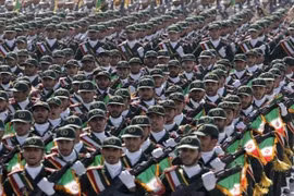 Các binh sỹ của Lực lượng Vệ binh Cách mạng Hồi giáo Iran. (Nguồn: North Korea Times)
