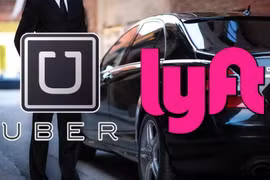 Hai hãng dịch vụ đặt xe Uber và Lyft được dự đoán sẽ mang đến thay đổi trong ngành sản xuất ôtô. (Nguồn: RideGuru)