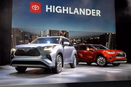 Một số mẫu xe SUV được trưng bày. (Nguồn: Washington Post)