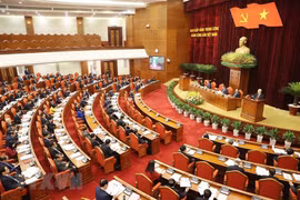 Tổng Bí thư Nguyễn Phú Trọng phát biểu khai mạc Hội nghị. (Ảnh: Trí Dũng/TTXVN)