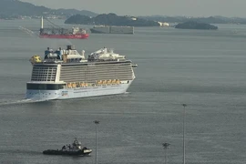 Một hành khách đã rơi khỏi du thuyền Spectrum of the Seas và mất tích ở Eo biển Singapore. (Nguồn: The Straits Times)