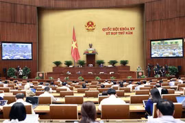 Quang cảnh phiên họp Quốc hội chiều 2/6. (Ảnh: Doãn Tấn/TTXVN)