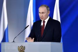 Tổng thống Nga Vladimir Putin. (Nguồn: AFP/TTXVN)