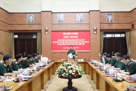 Quang cảnh Hội nghị tại Hà Nội ngày 7/9. (Nguồn: Quân đội Nhân dân)