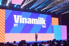 Bà Mai Kiều Liên, Tổng Giám Đốc Vinamilk phát biểu về lần tái định vị thương hiệu lần này. 