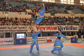 Các vận động viên Algeria tranh tài tại một giải đấu. (Ảnh: Trung Khánh/TTXVN)