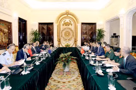 Đối thoại chiến lược cấp Thứ trưởng Ngoại giao-Quốc phòng lần thứ 8 giữa Việt Nam và Australia diễn ra ngày 11/5/2023. (Nguồn: Lao Động)