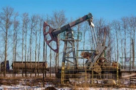 Một trạm bơm dầu gần Dyurtyuli, Cộng hòa Bashkortostan, (Liên bang Nga). (Ảnh: Getty Images/TTXVN)