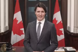 Thủ tướng Canada Justin Trudeau gửi thông điệp chúc mừng năm mới tới cộng đồng người Việt Nam tại Canada dịp Tết Nhâm Dần năm 2022. (Ảnh: Trung Dũng/TTXVN)