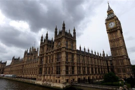 Tòa nhà Quốc hội Anh, địa điểm xuất hiện trong video đe dọa khủng bố của IS. (Nguồn: EPA)