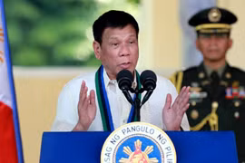 Tổng thống Philipines Rodrigo Duterte. (Nguồn: AFP)